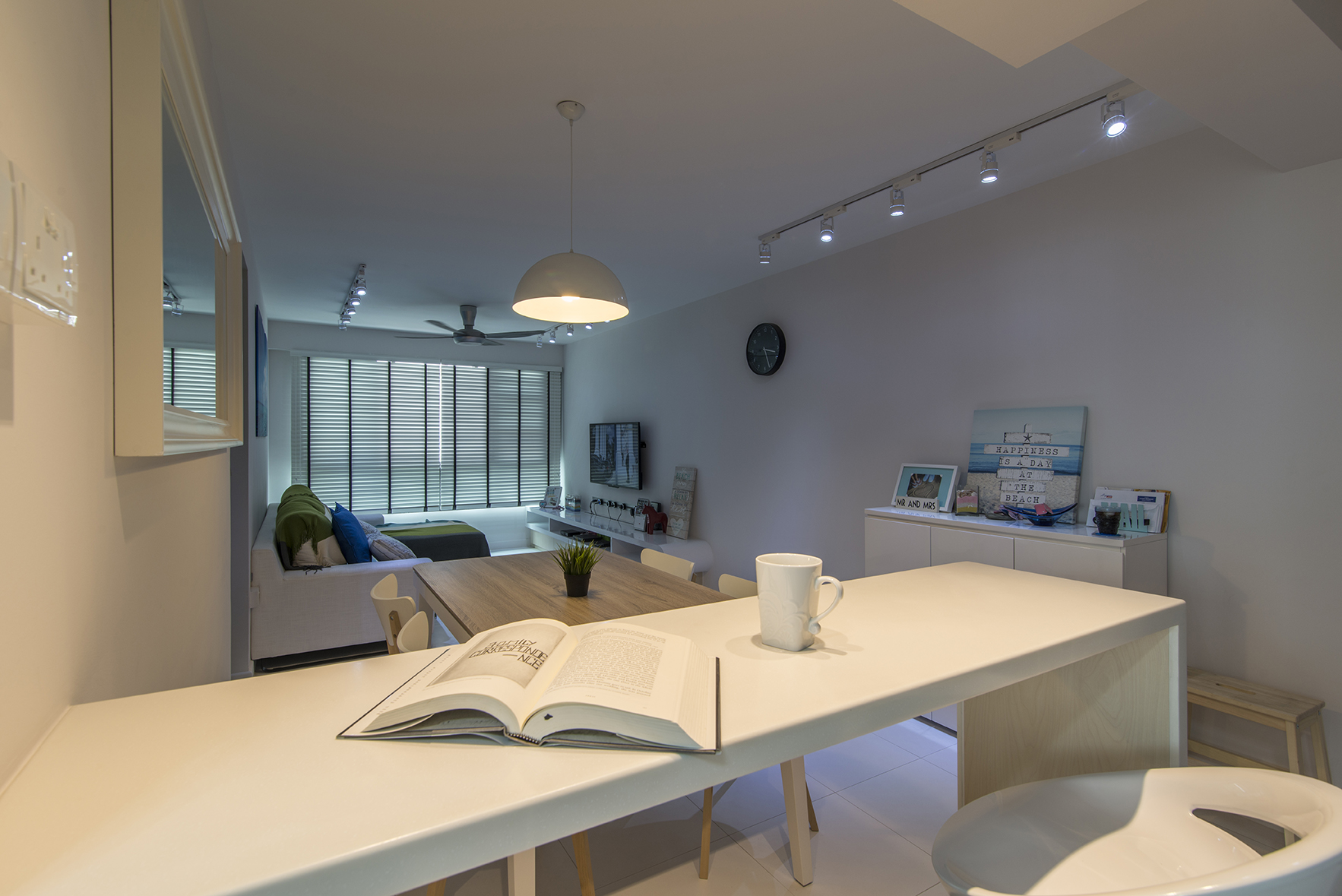 Contemporary Design - Living Room - HDB 4 Room - Design by Promax Design Pte Ltd