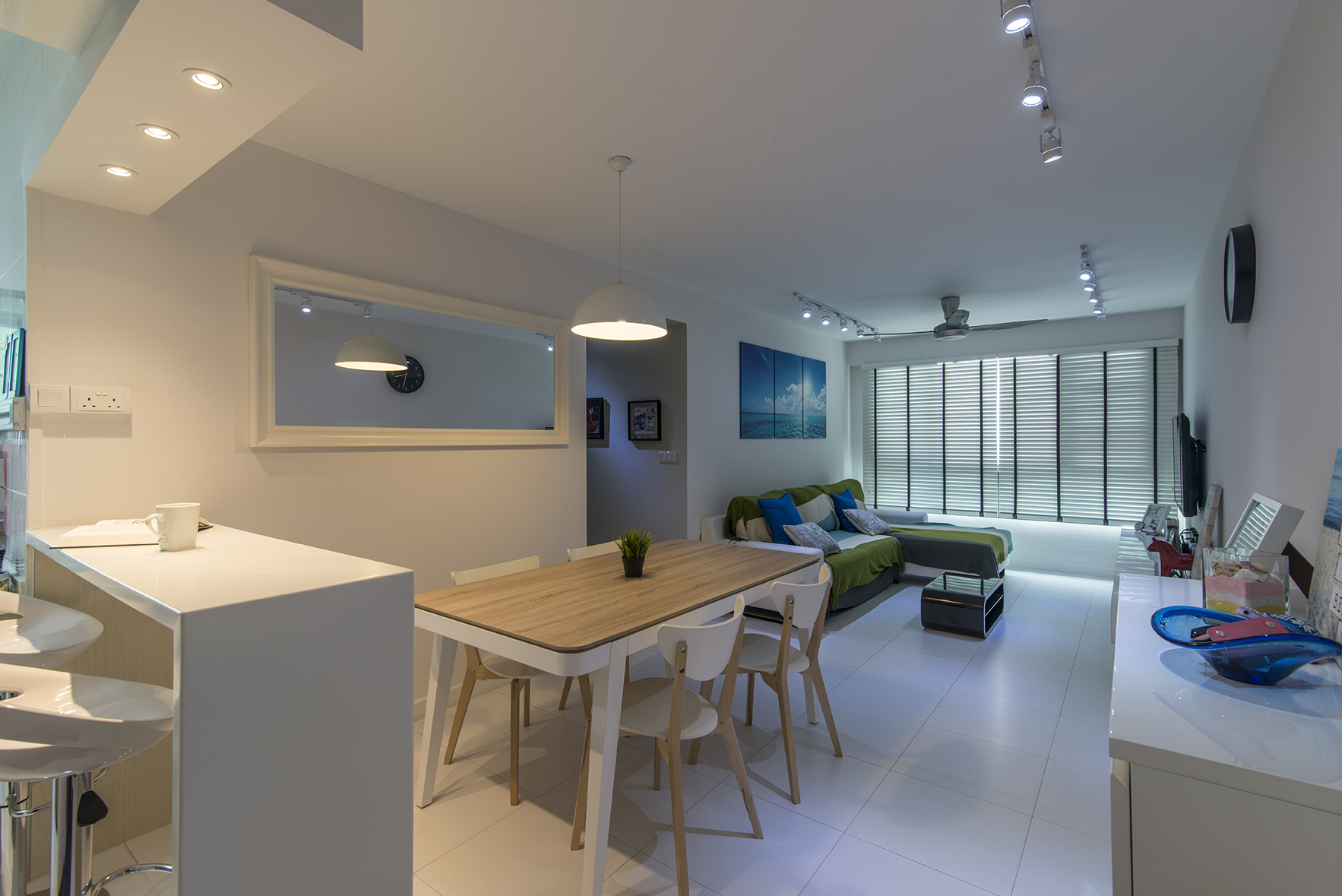 Contemporary Design - Dining Room - HDB 4 Room - Design by Promax Design Pte Ltd