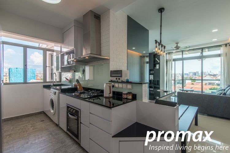 Contemporary, Minimalist Design - Kitchen - Condominium - Design by Promax Design Pte Ltd