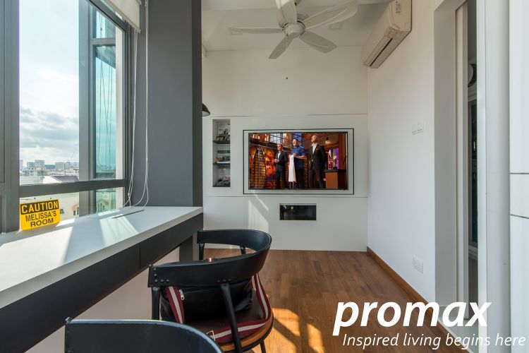 Contemporary, Minimalist Design - Study Room - Condominium - Design by Promax Design Pte Ltd