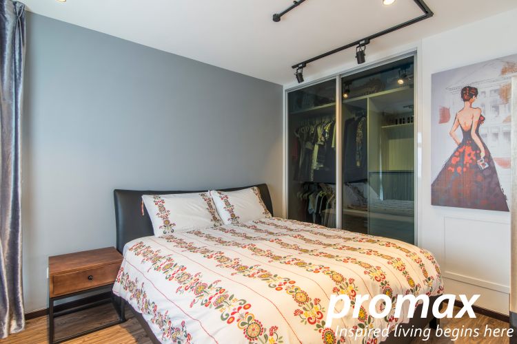 Industrial, Retro Design - Bedroom - HDB 4 Room - Design by Promax Design Pte Ltd