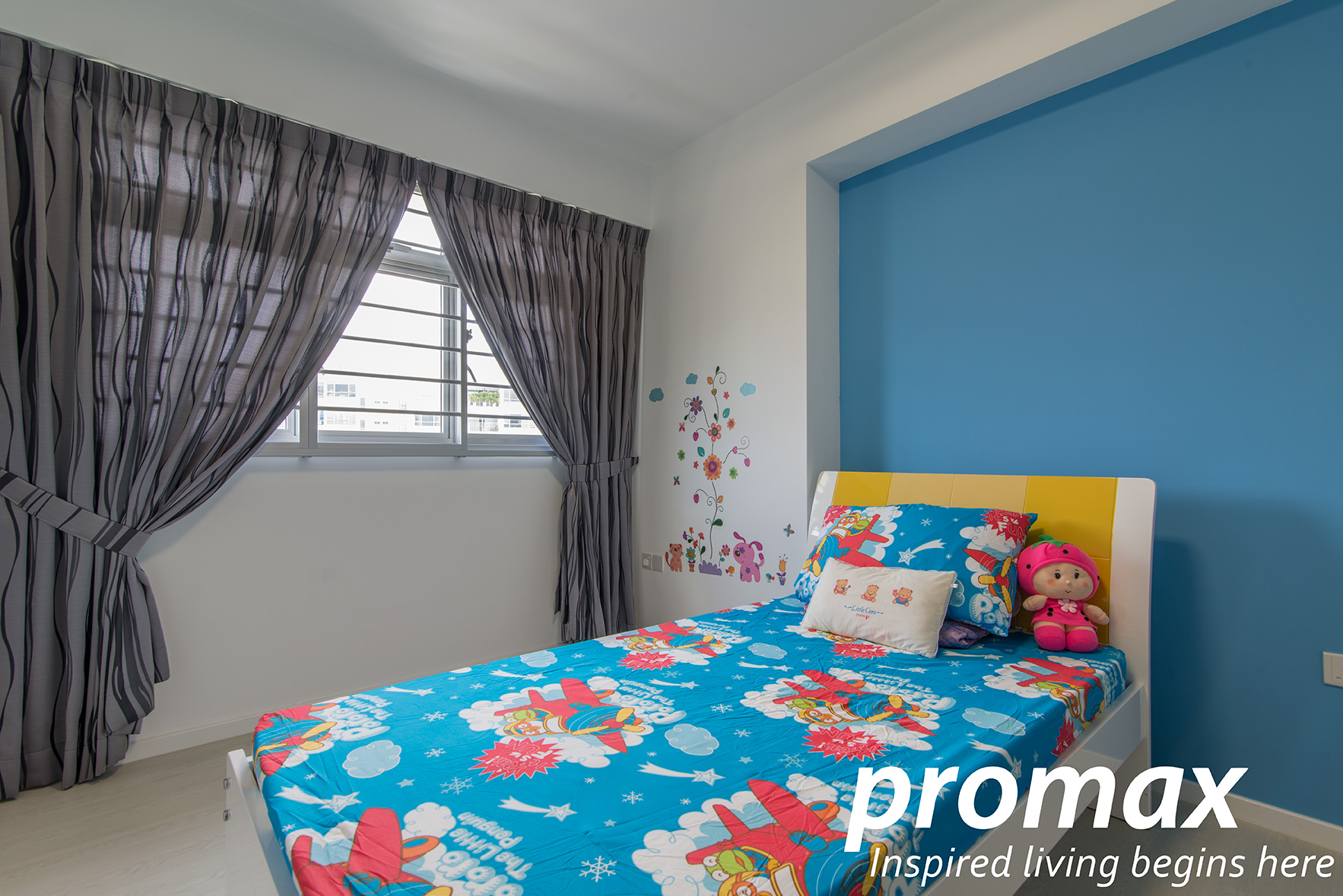 Modern Design - Bedroom - HDB 5 Room - Design by Promax Design Pte Ltd