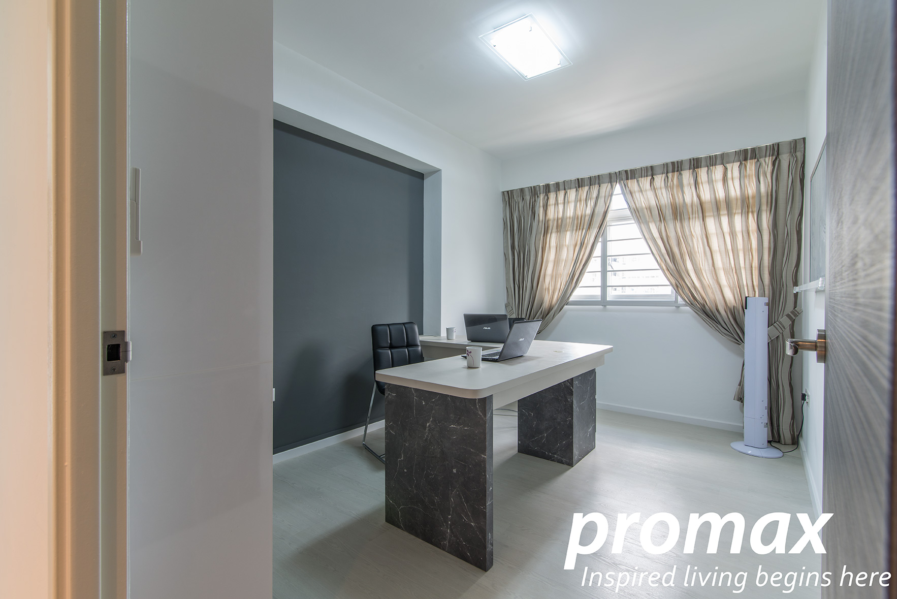 Modern Design - Study Room - HDB 5 Room - Design by Promax Design Pte Ltd