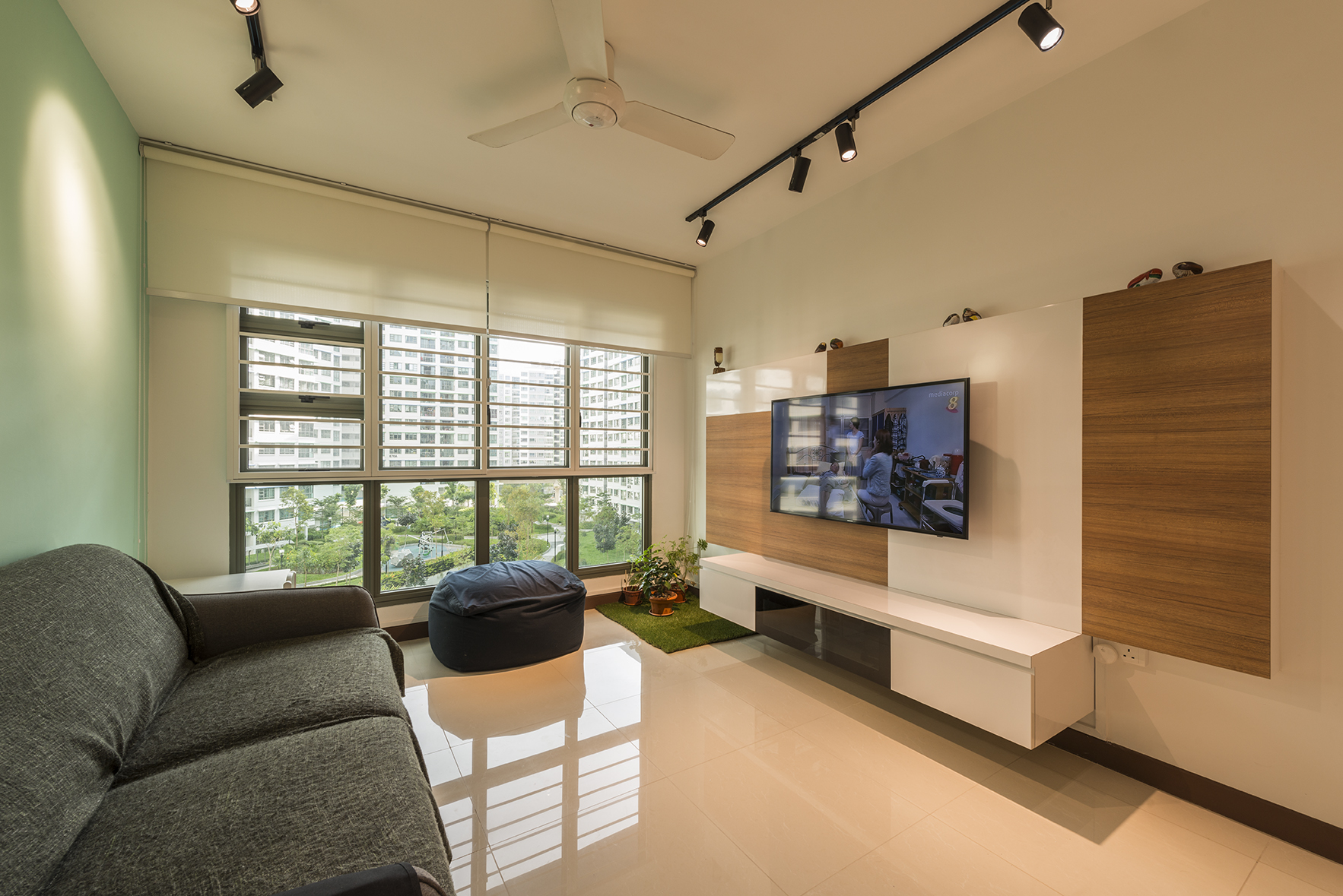 Modern, Scandinavian Design - Living Room - HDB 5 Room - Design by Promax Design Pte Ltd