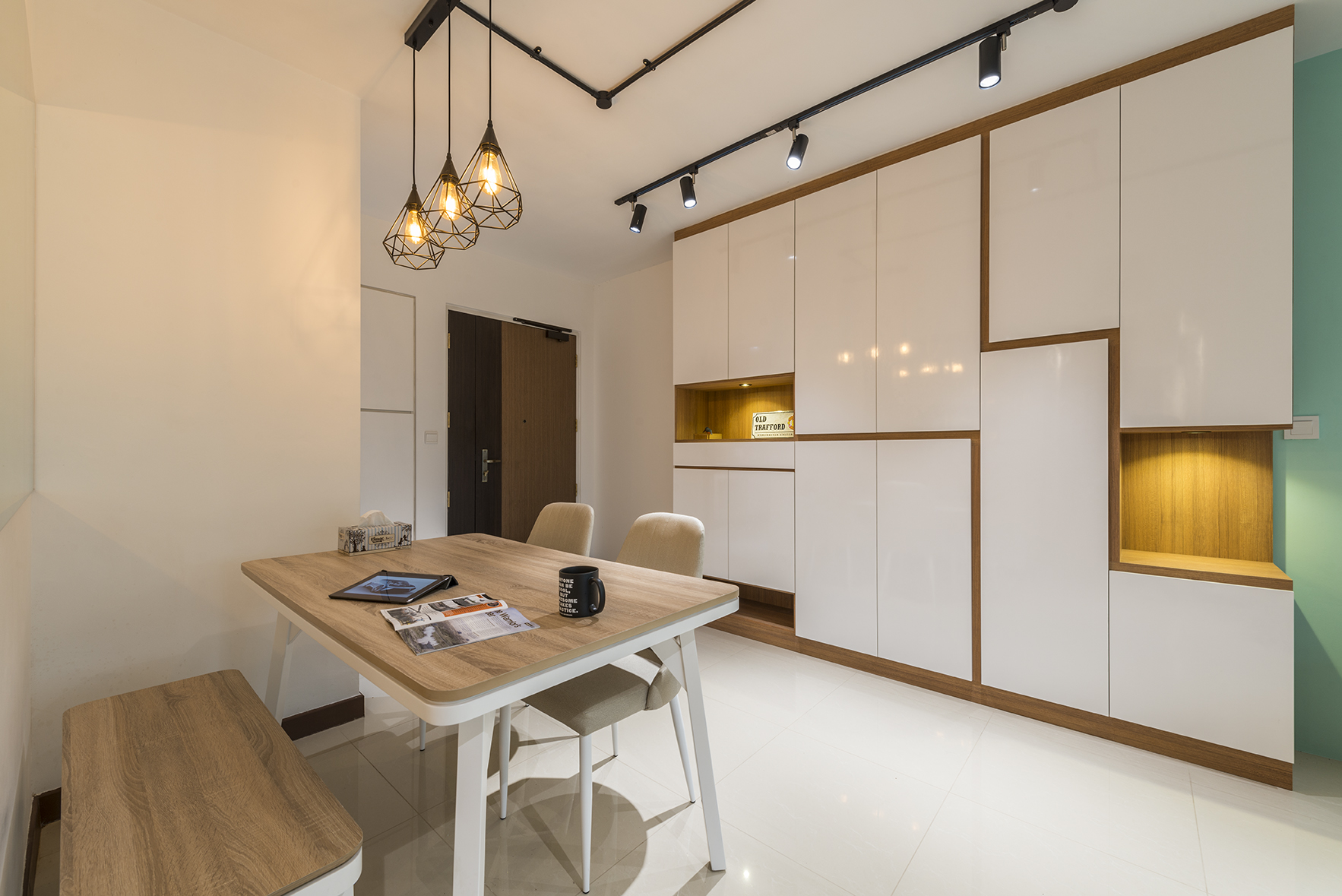 Modern, Scandinavian Design - Dining Room - HDB 5 Room - Design by Promax Design Pte Ltd