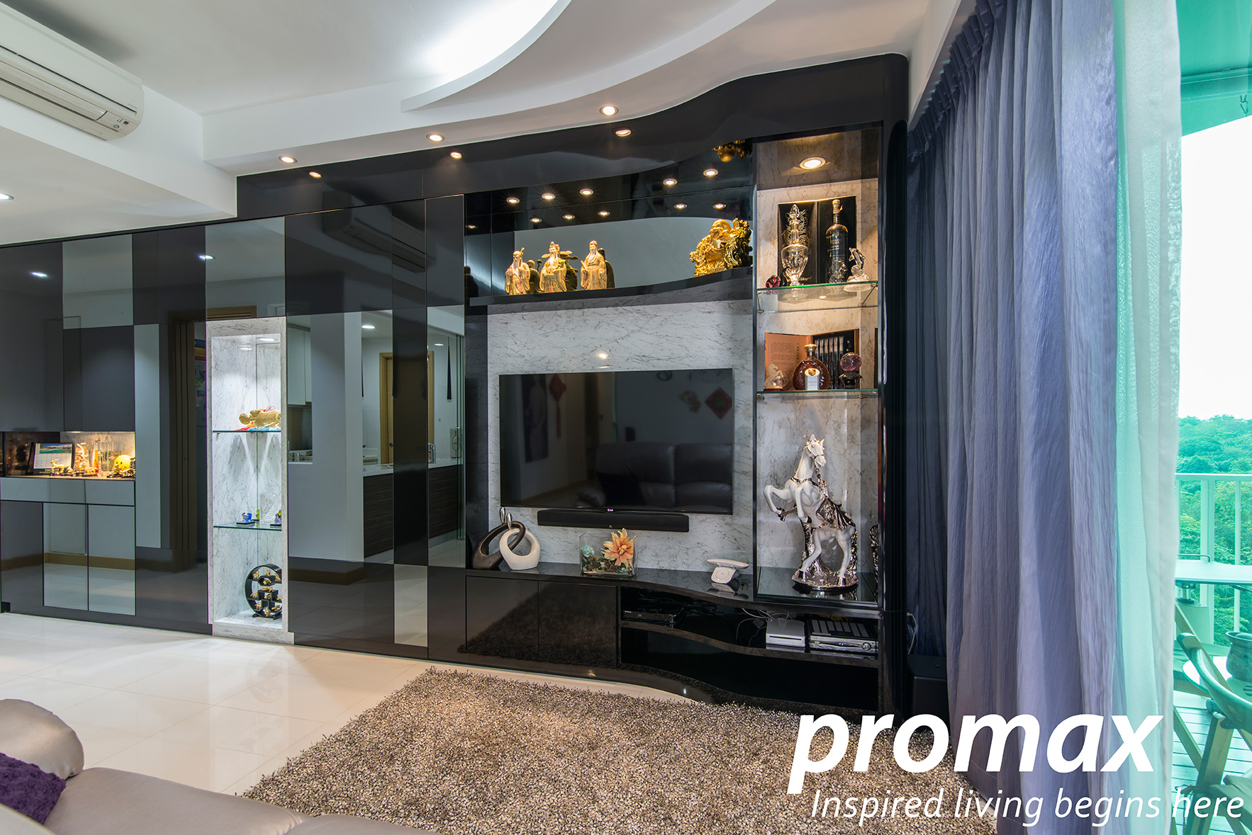 Classical, Modern Design - Living Room - Condominium - Design by Promax Design Pte Ltd