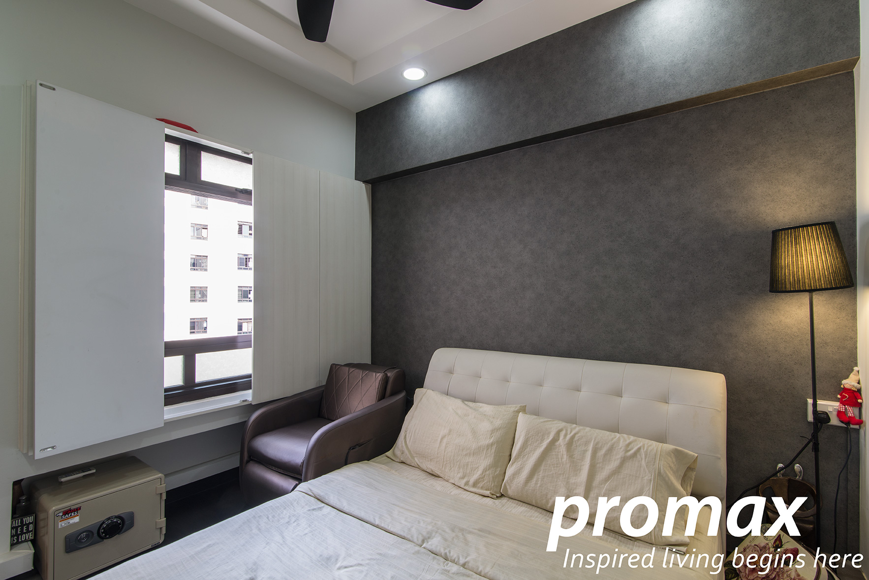 Contemporary, Victorian Design - Bedroom - HDB Executive Apartment - Design by Promax Design Pte Ltd
