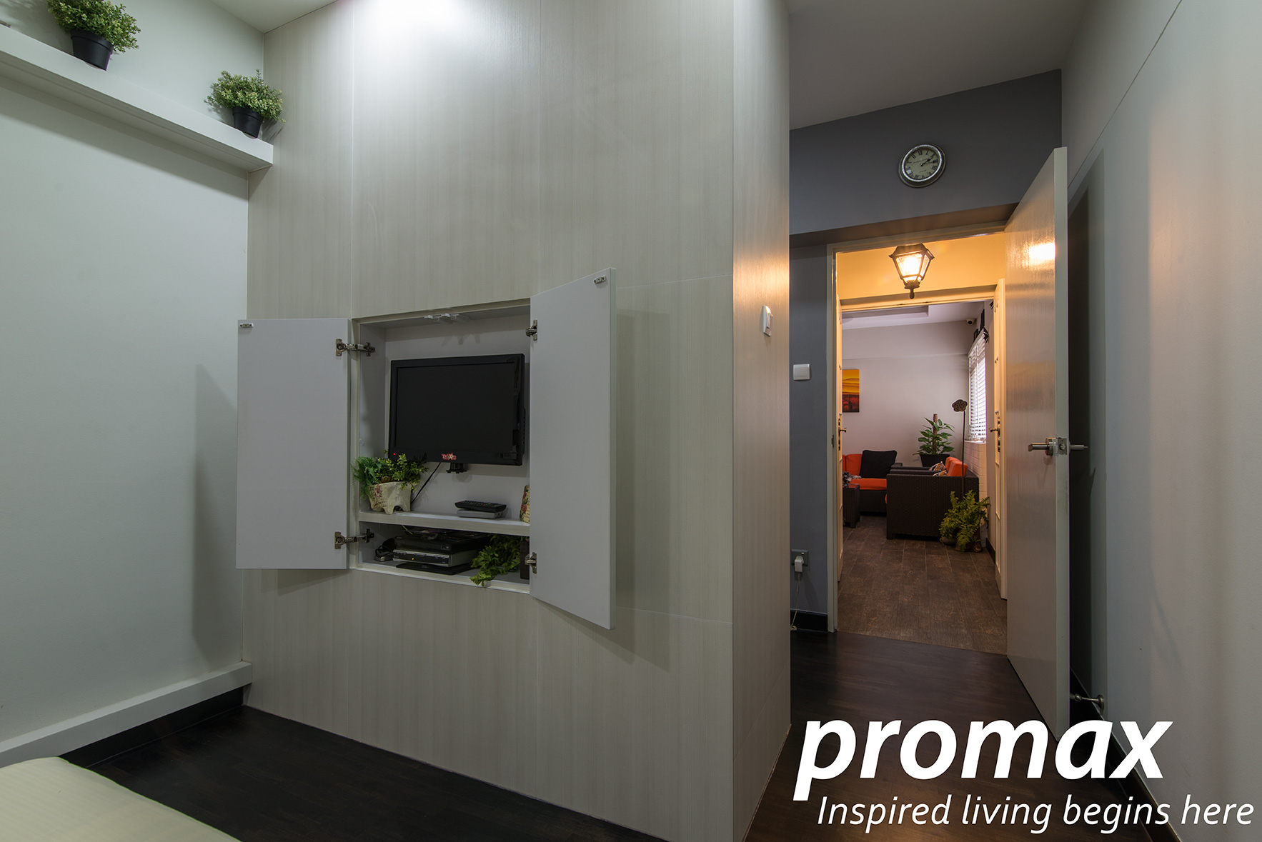 Contemporary, Victorian Design - Bedroom - HDB Executive Apartment - Design by Promax Design Pte Ltd