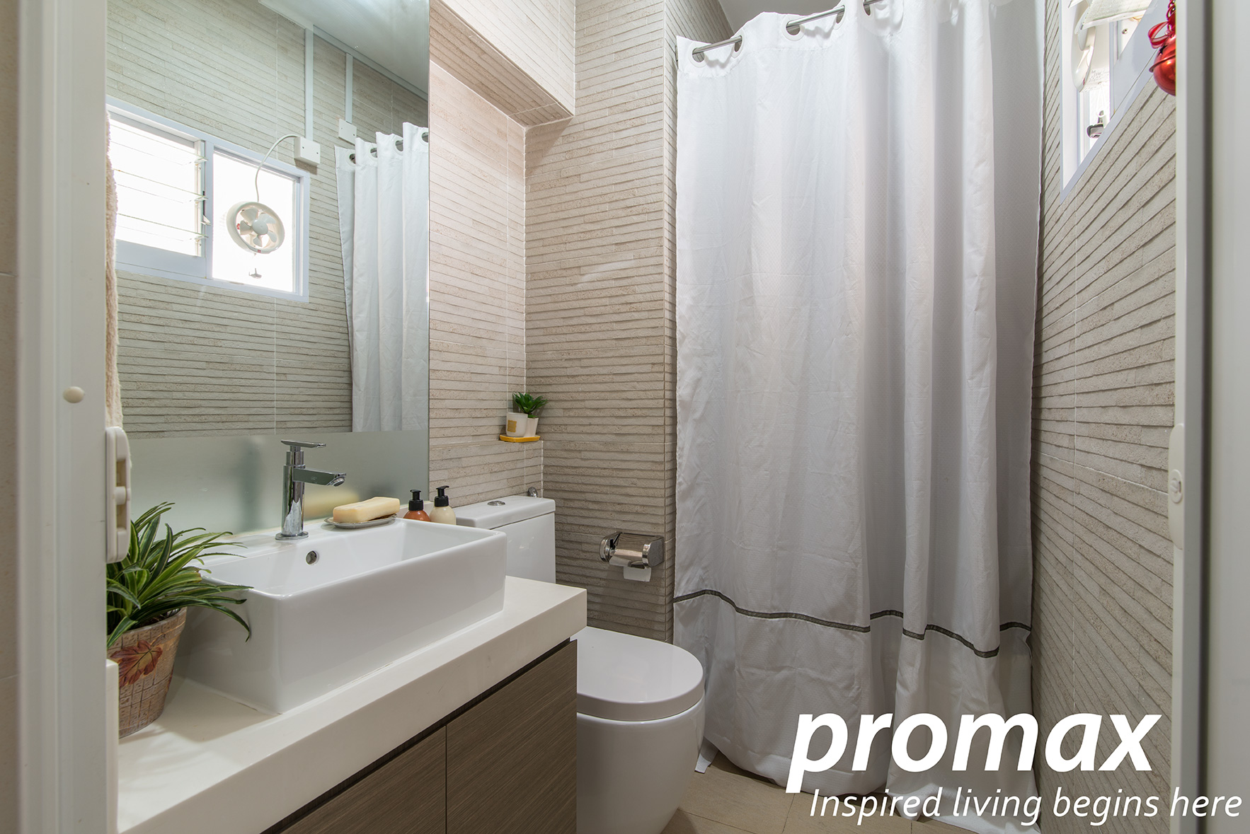 Contemporary, Victorian Design - Bathroom - HDB Executive Apartment - Design by Promax Design Pte Ltd