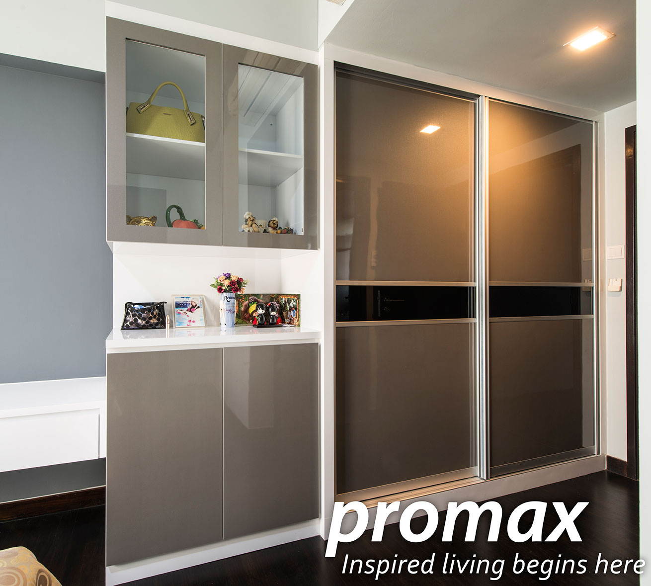Modern, Rustic Design - Bedroom - Condominium - Design by Promax Design Pte Ltd