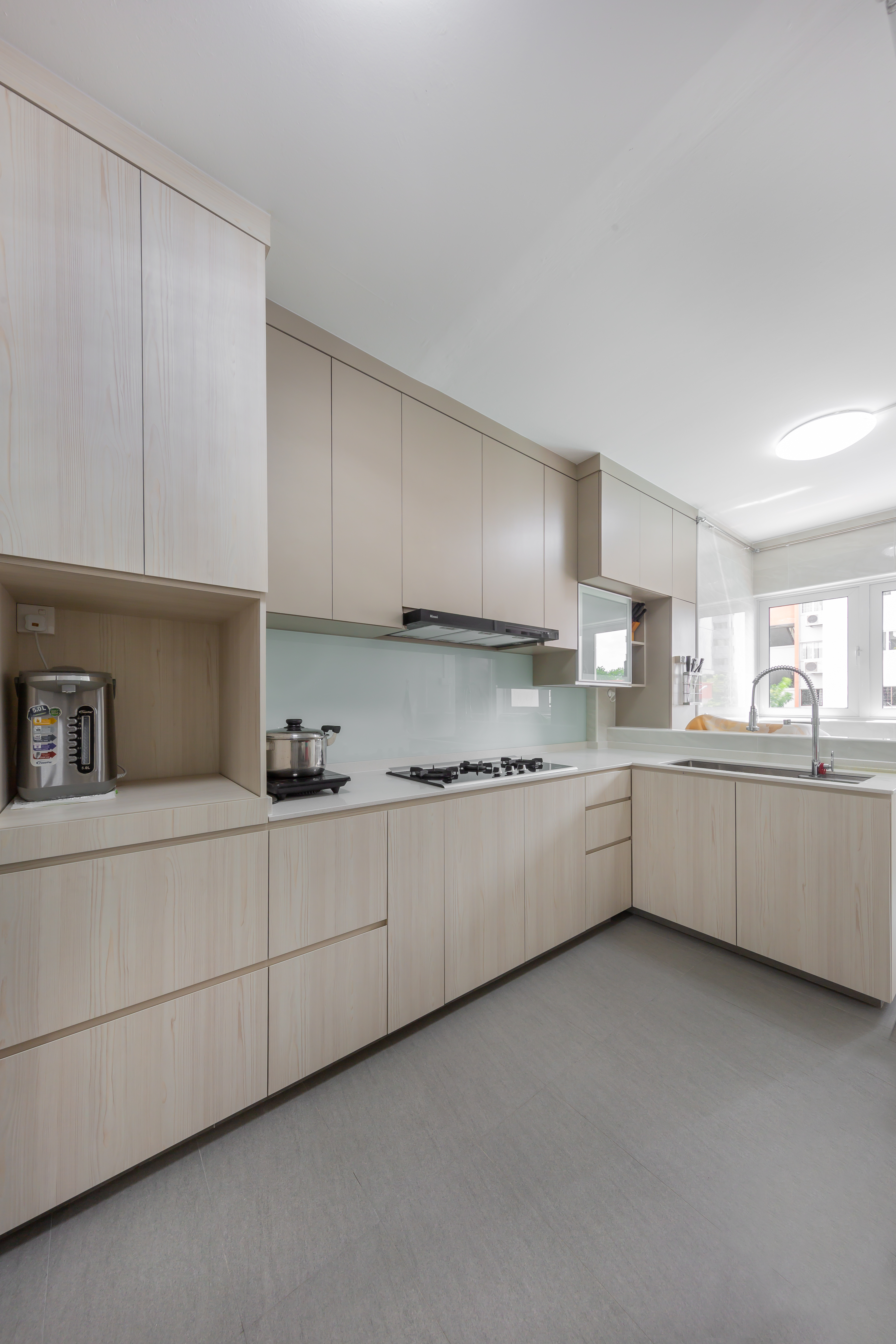 Modern, Scandinavian Design - Kitchen - HDB 4 Room - Design by Promax Design Pte Ltd