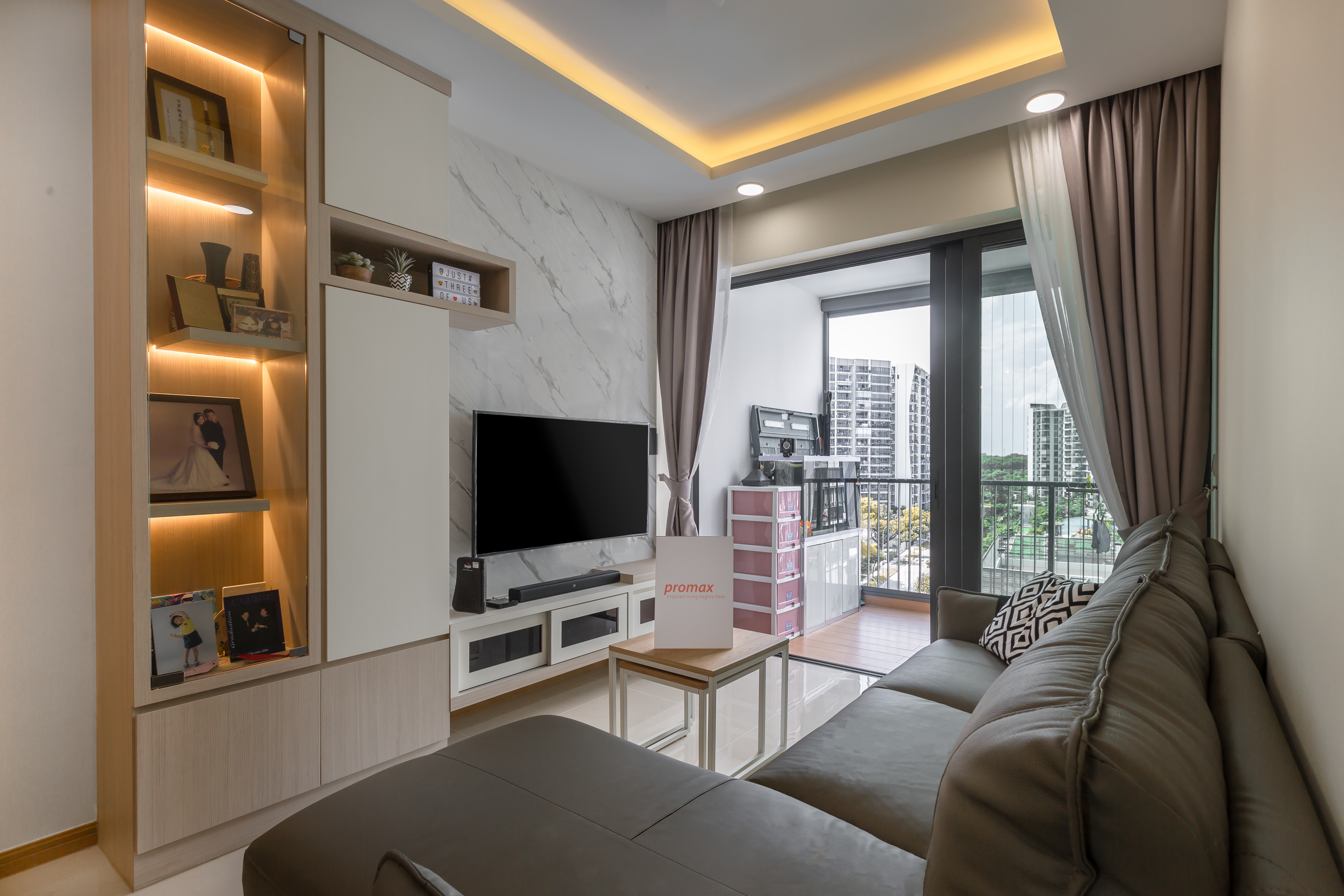 Modern Design - Living Room - Condominium - Design by Promax Design Pte Ltd