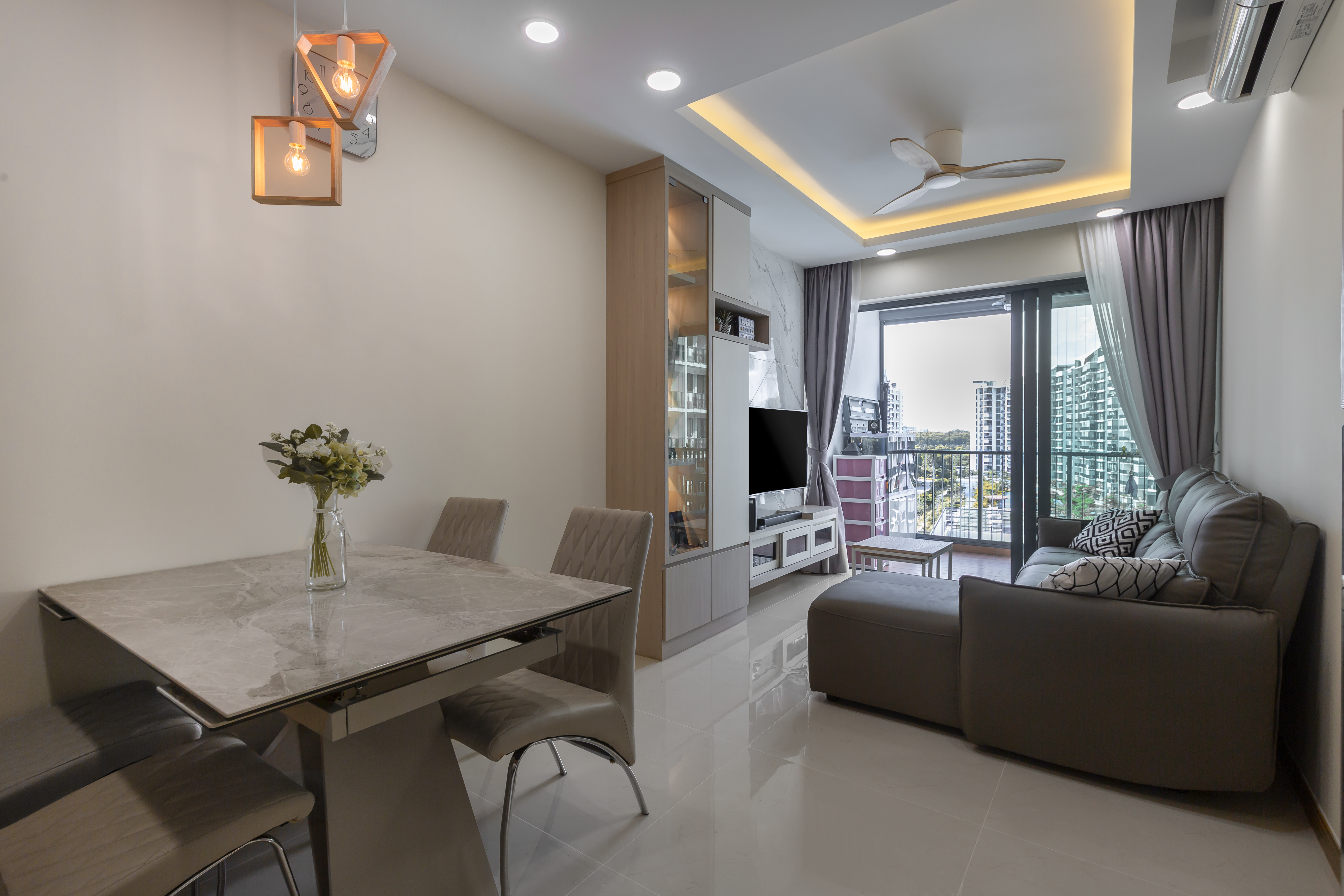 Modern Design - Living Room - Condominium - Design by Promax Design Pte Ltd