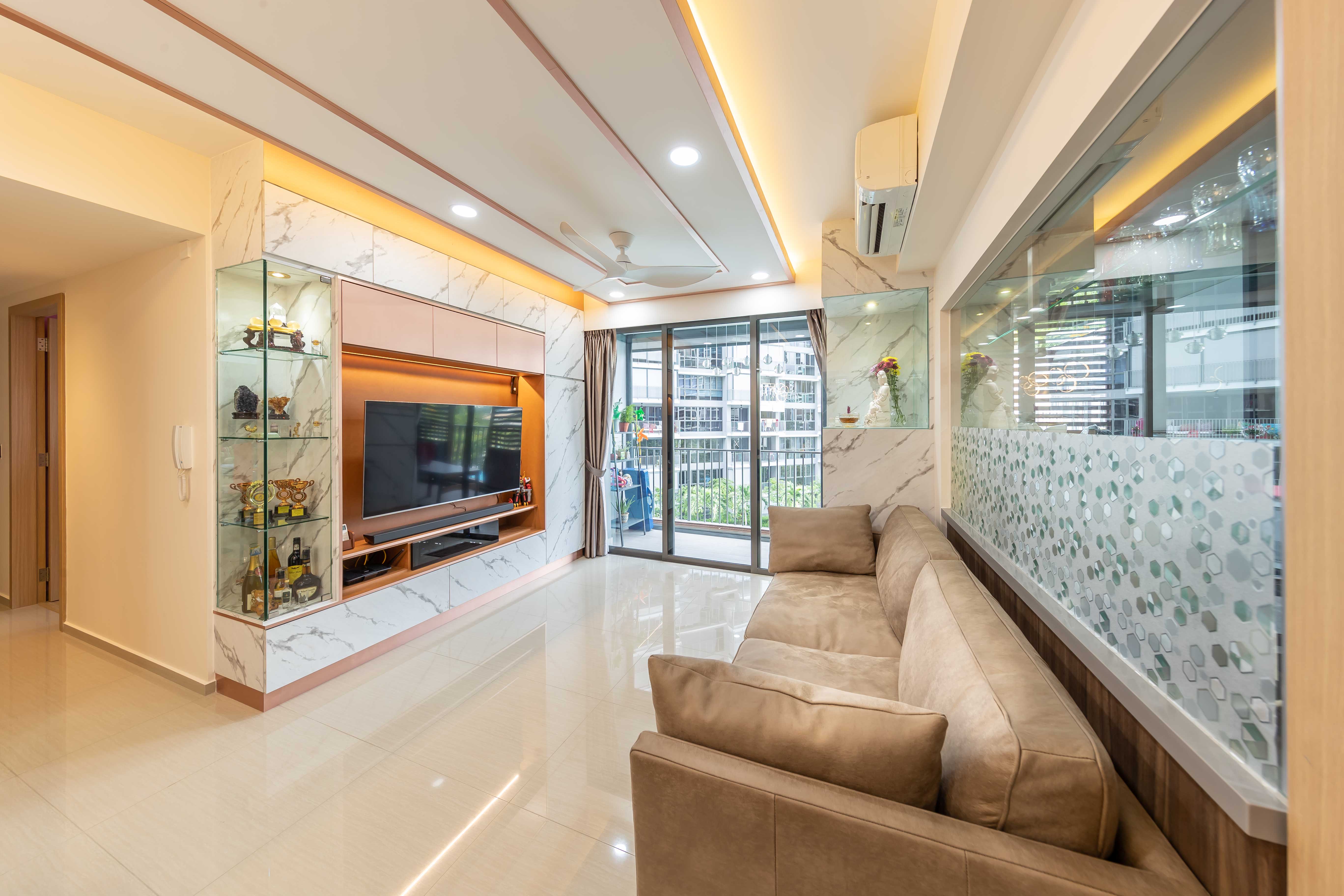 Modern Design - Living Room - Condominium - Design by Promax Design Pte Ltd