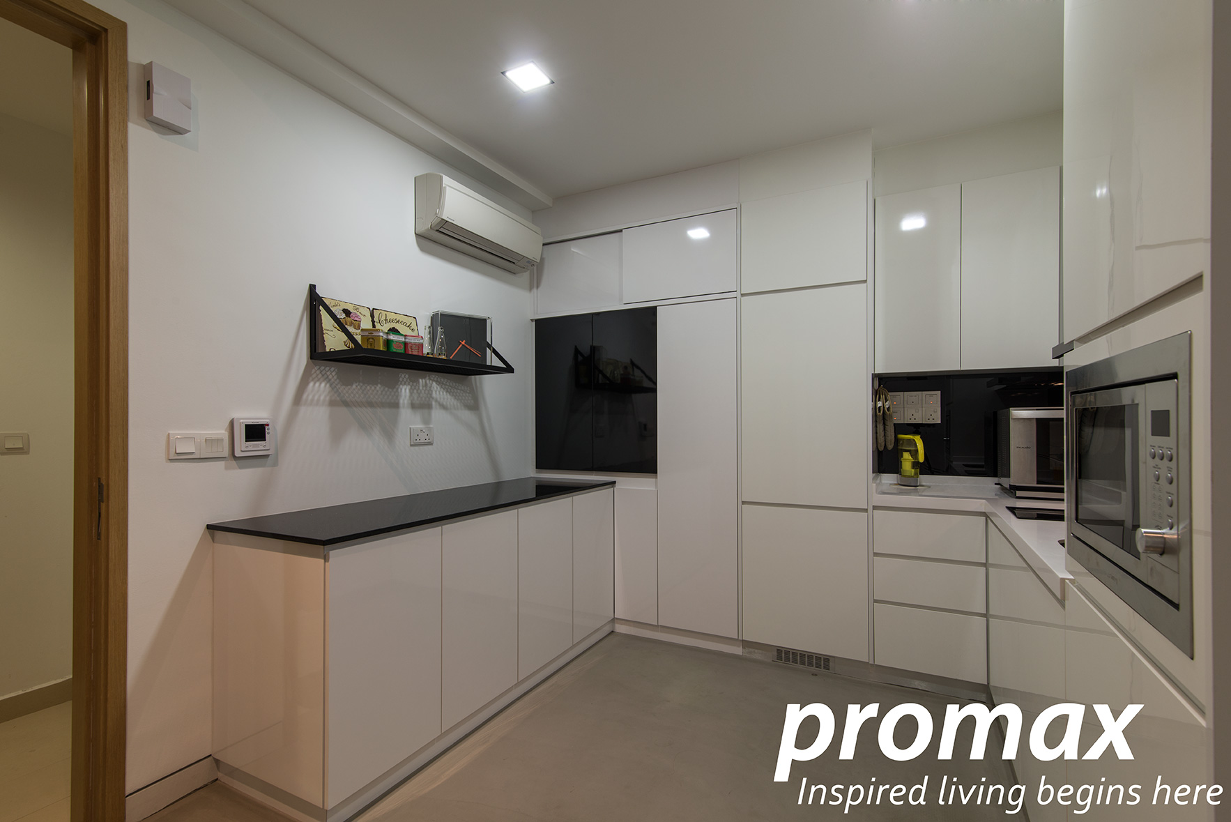 Industrial, Modern Design - Kitchen - Condominium - Design by Promax Design Pte Ltd