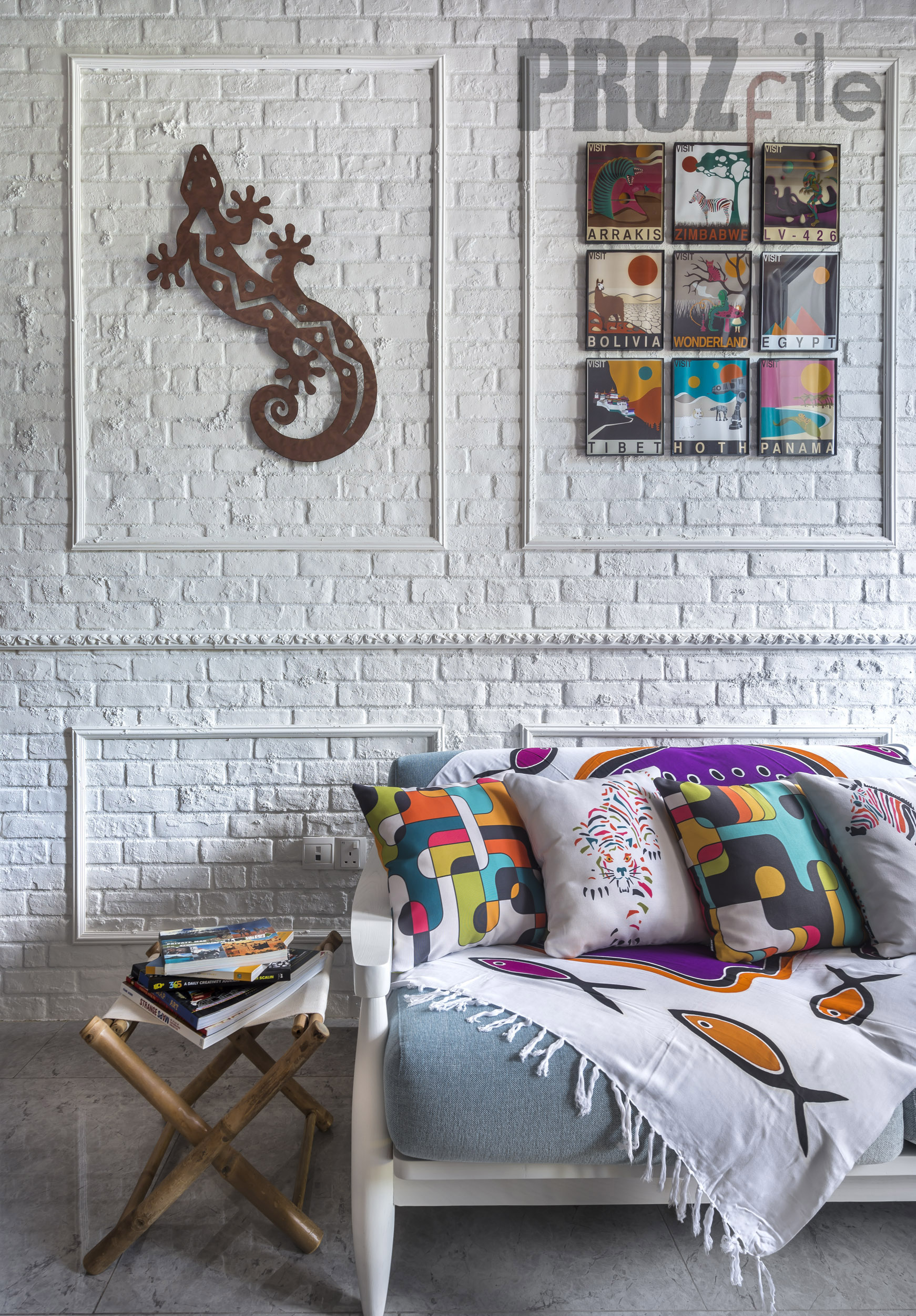 Scandinavian Design - Living Room - Condominium - Design by Prozfile Pte Ltd