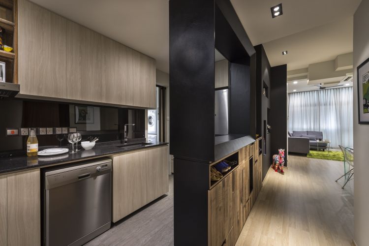 Contemporary, Scandinavian Design - Kitchen - Condominium - Design by Prozfile Pte Ltd