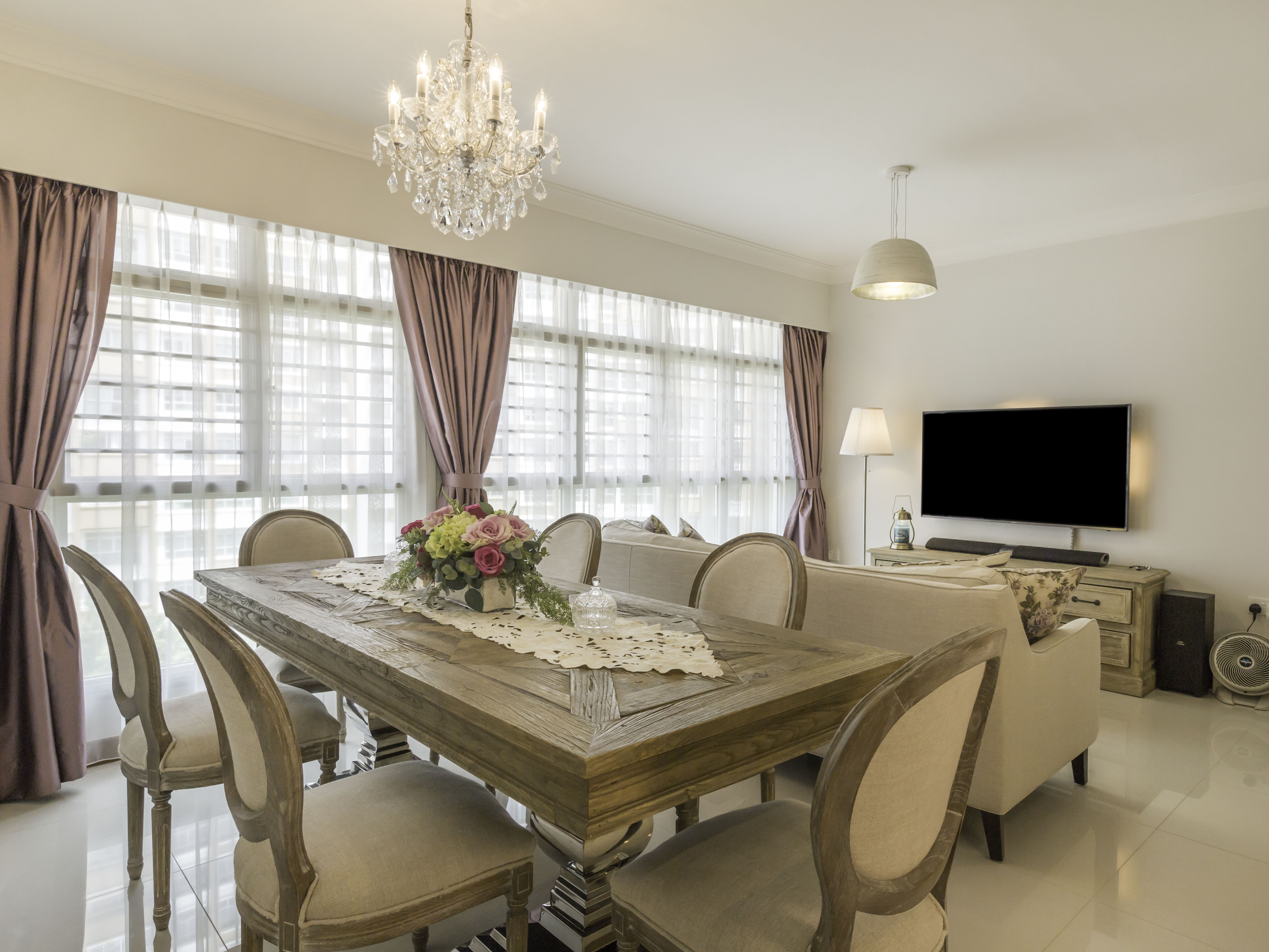 Contemporary, Modern Design - Dining Room - HDB 4 Room - Design by Quirky Haus Pte Ltd