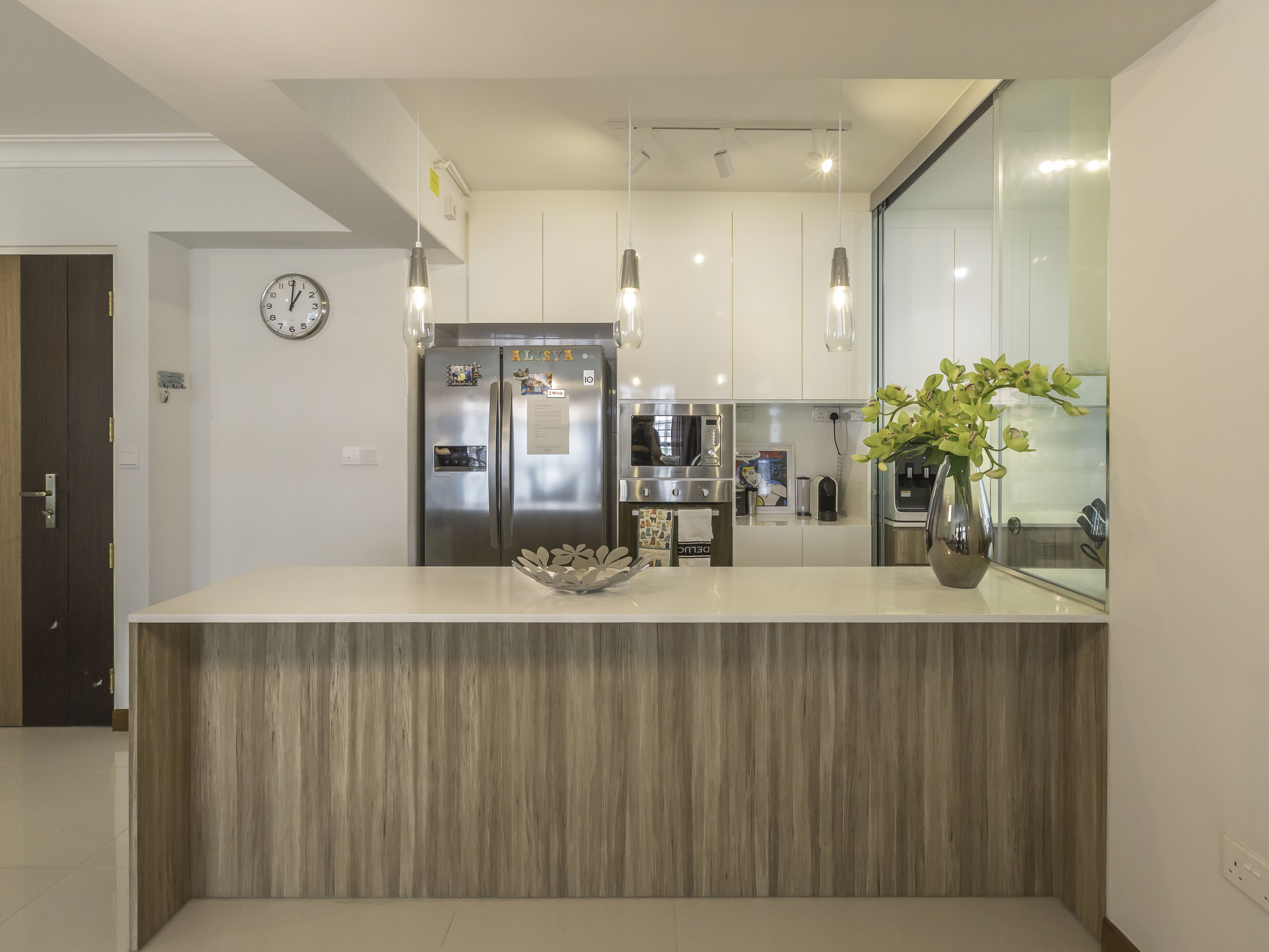 Contemporary, Modern Design - Kitchen - HDB 4 Room - Design by Quirky Haus Pte Ltd