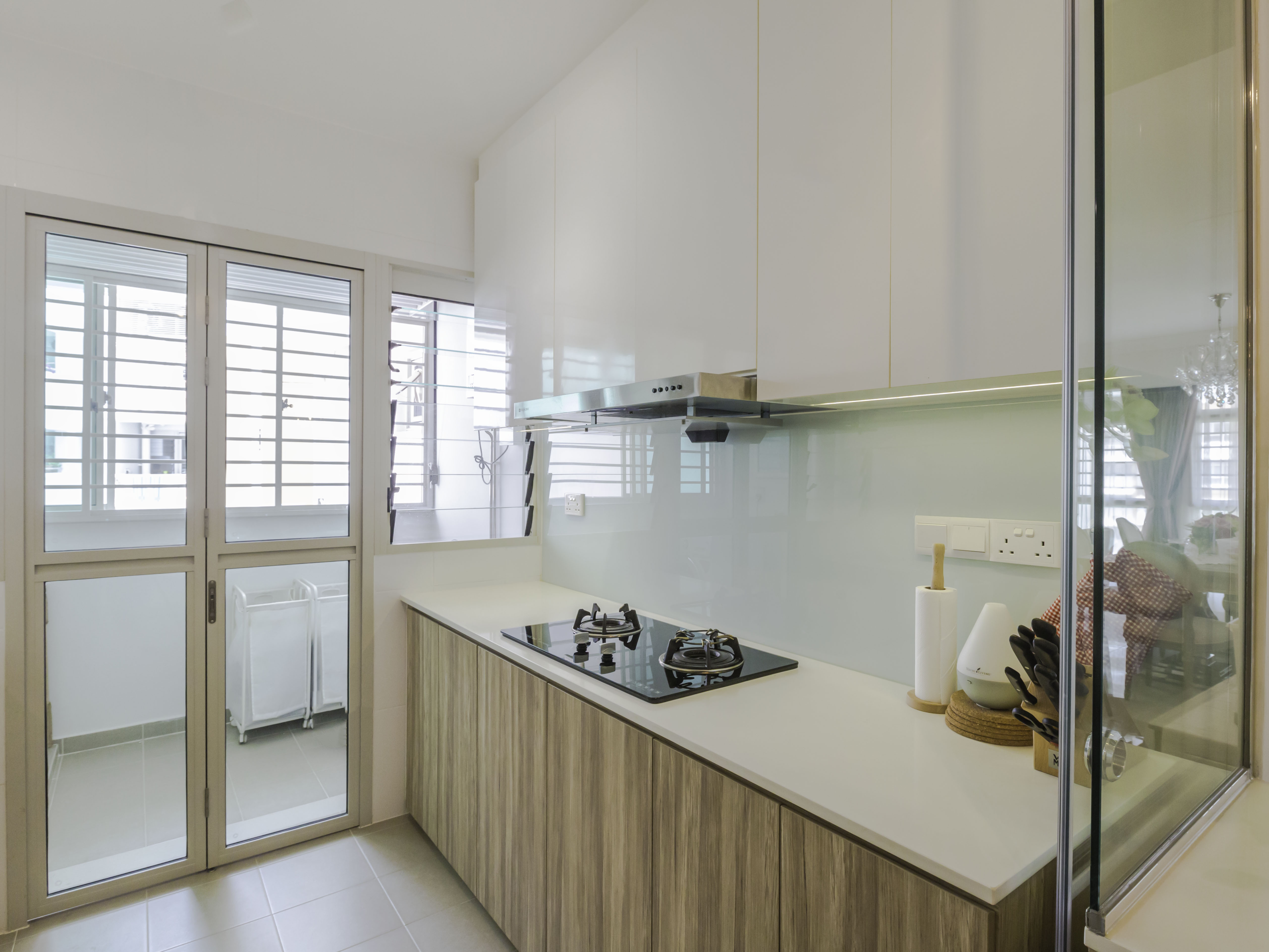 Contemporary, Modern Design - Kitchen - HDB 4 Room - Design by Quirky Haus Pte Ltd