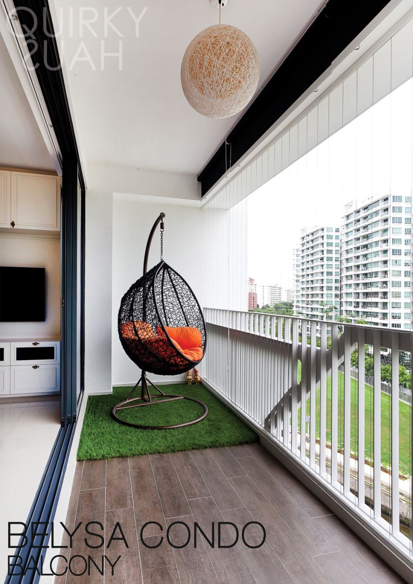 Classical, Modern Design - Balcony - Condominium - Design by Quirky Haus Pte Ltd