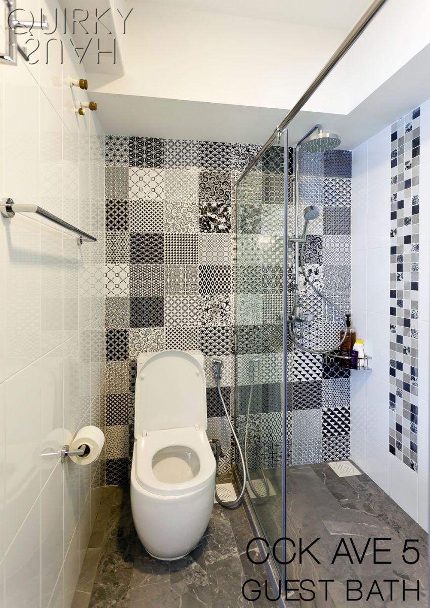 Contemporary, Modern Design - Bathroom - HDB 5 Room - Design by Quirky Haus Pte Ltd