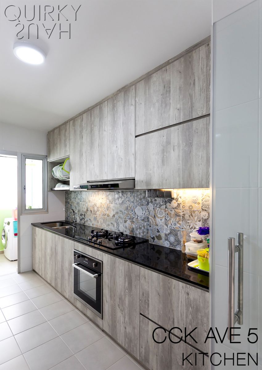 Contemporary, Modern Design - Kitchen - HDB 5 Room - Design by Quirky Haus Pte Ltd