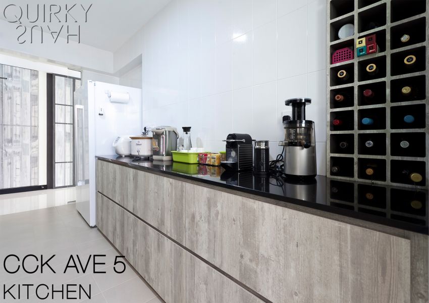 Contemporary, Modern Design - Kitchen - HDB 5 Room - Design by Quirky Haus Pte Ltd