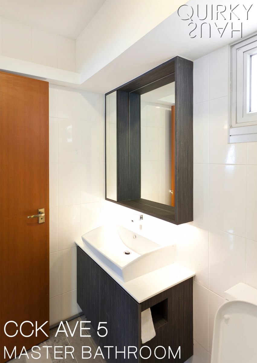 Contemporary, Modern Design - Bathroom - HDB 5 Room - Design by Quirky Haus Pte Ltd