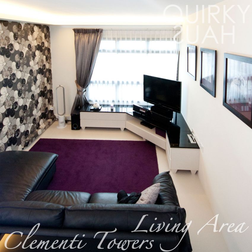 Contemporary, Modern Design - Living Room - HDB 4 Room - Design by Quirky Haus Pte Ltd