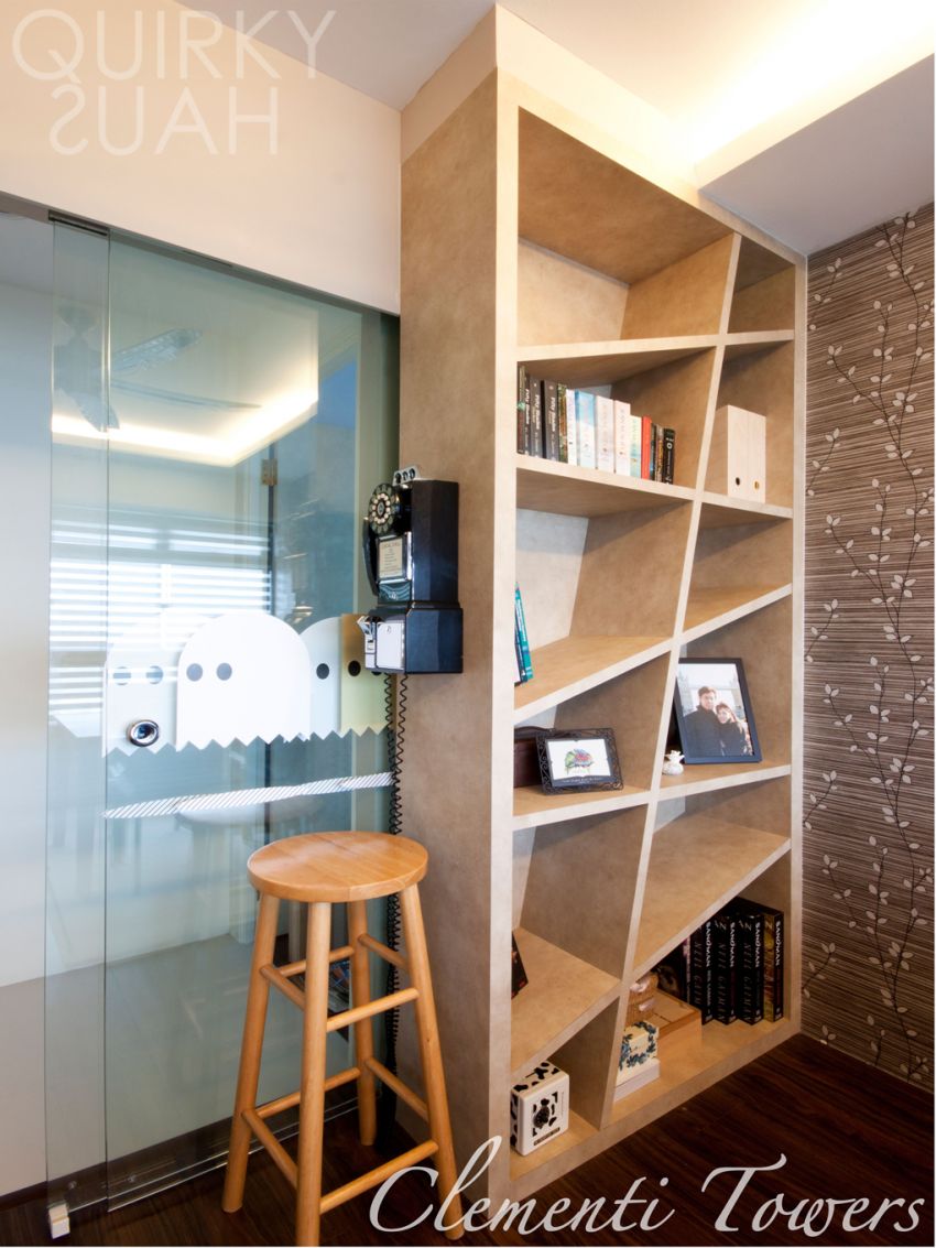 Contemporary, Modern Design - Study Room - HDB 4 Room - Design by Quirky Haus Pte Ltd