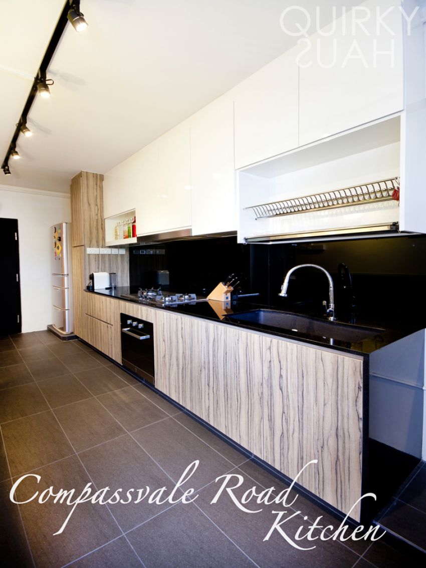 Industrial, Scandinavian Design - Kitchen - HDB 4 Room - Design by Quirky Haus Pte Ltd