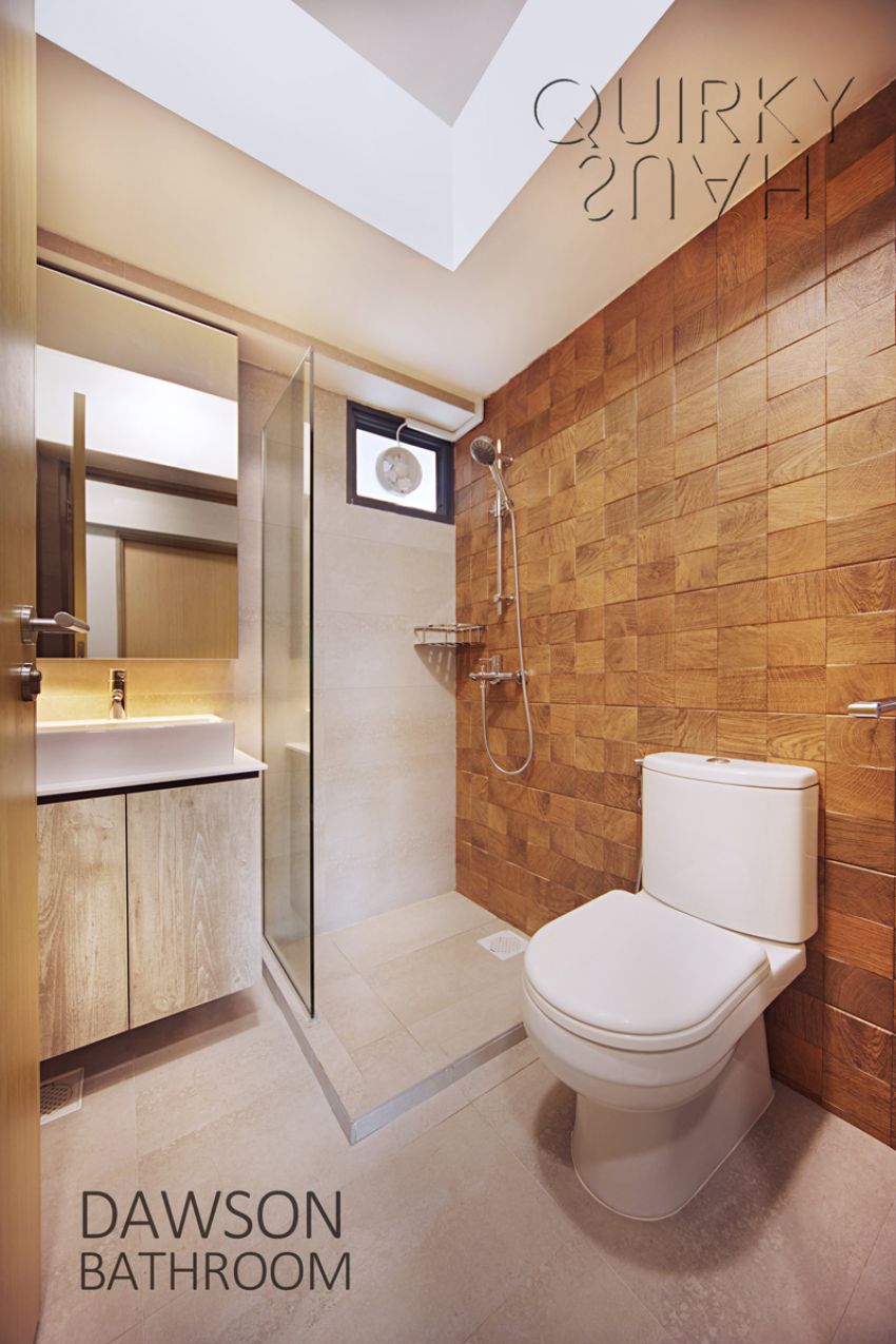 Modern, Scandinavian Design - Bathroom - HDB 4 Room - Design by Quirky Haus Pte Ltd