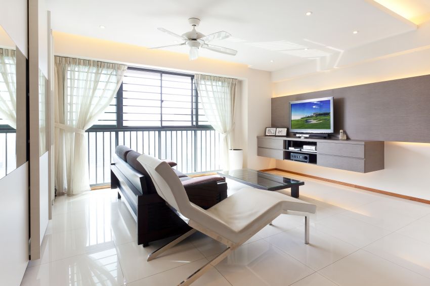 Modern Design - Living Room - HDB 4 Room - Design by Quirky Haus Pte Ltd