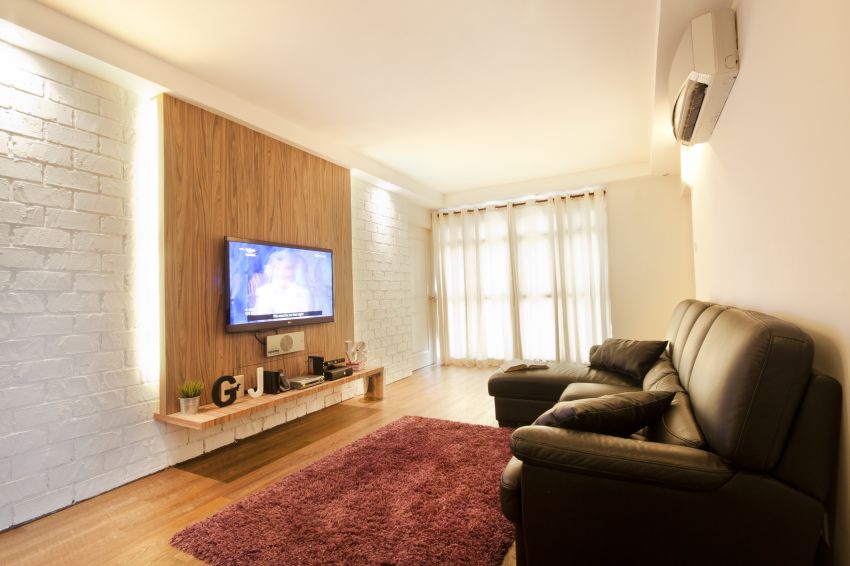 Modern Design - Living Room - HDB 4 Room - Design by Quirky Haus Pte Ltd