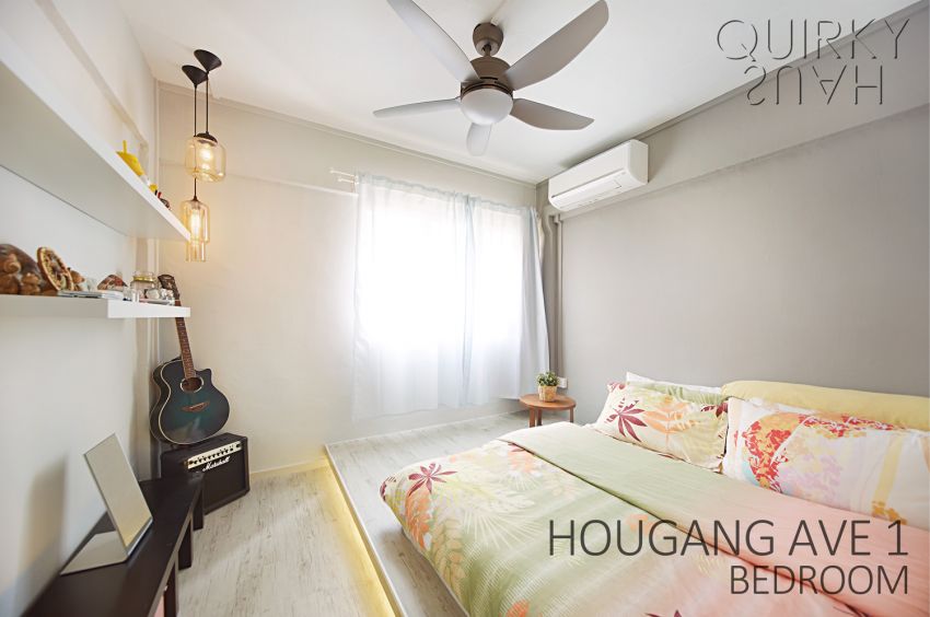 Scandinavian Design - Bedroom - HDB 3 Room - Design by Quirky Haus Pte Ltd