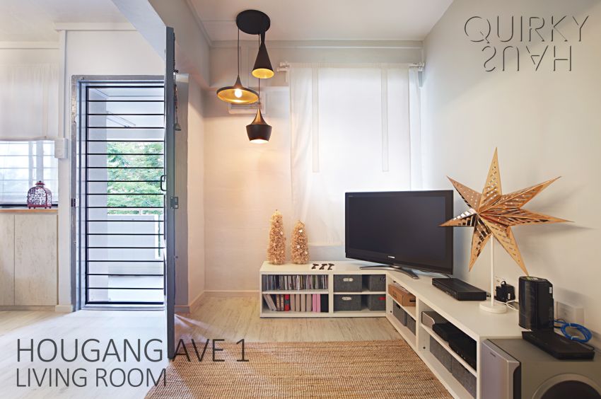Scandinavian Design - Living Room - HDB 3 Room - Design by Quirky Haus Pte Ltd