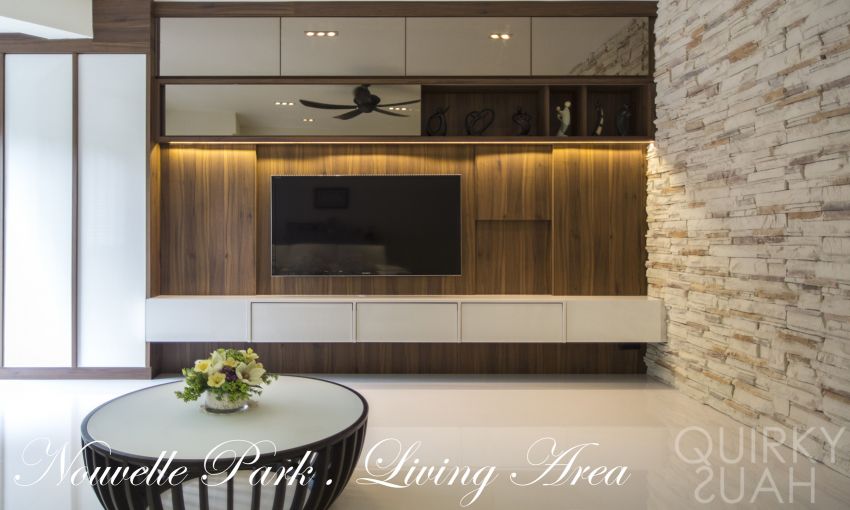 Contemporary, Modern Design - Living Room - Condominium - Design by Quirky Haus Pte Ltd