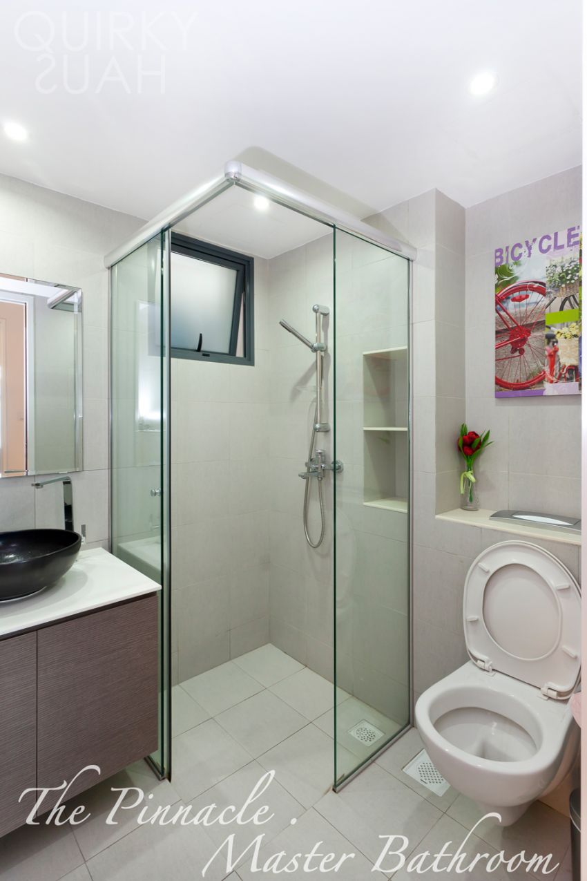 Modern Design - Bathroom - HDB 4 Room - Design by Quirky Haus Pte Ltd