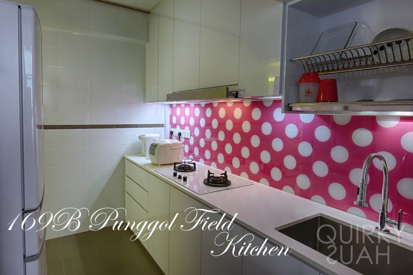 Modern, Retro Design - Kitchen - HDB 4 Room - Design by Quirky Haus Pte Ltd