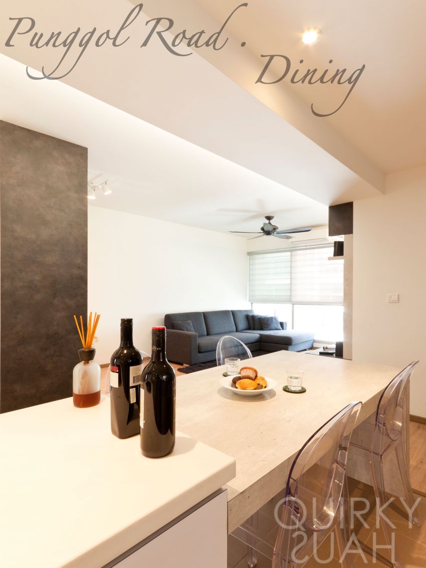 Minimalist, Modern Design - Dining Room - HDB 4 Room - Design by Quirky Haus Pte Ltd