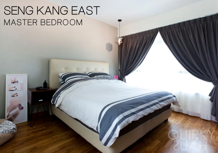 Retro, Scandinavian Design - Bedroom - HDB 4 Room - Design by Quirky Haus Pte Ltd