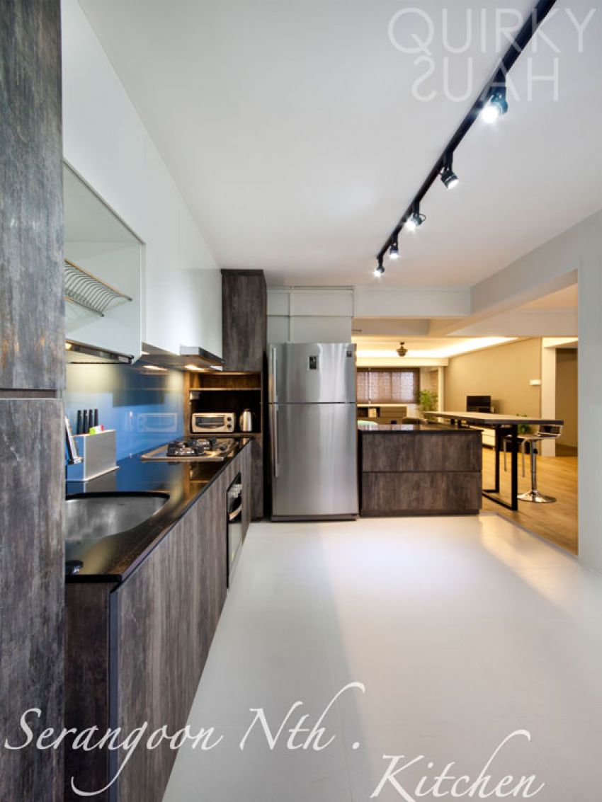 Minimalist Design - Kitchen - HDB 5 Room - Design by Quirky Haus Pte Ltd