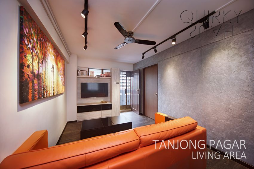 Contemporary, Scandinavian Design - Living Room - HDB 3 Room - Design by Quirky Haus Pte Ltd