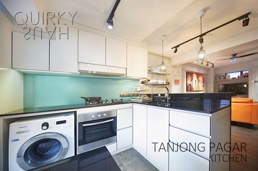 Contemporary, Scandinavian Design - Kitchen - HDB 3 Room - Design by Quirky Haus Pte Ltd