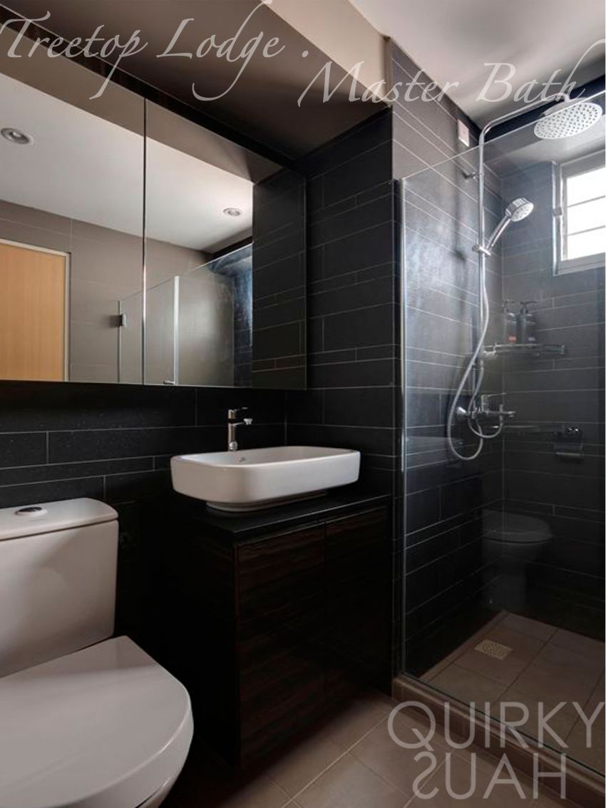 Modern Design - Bathroom - HDB 4 Room - Design by Quirky Haus Pte Ltd