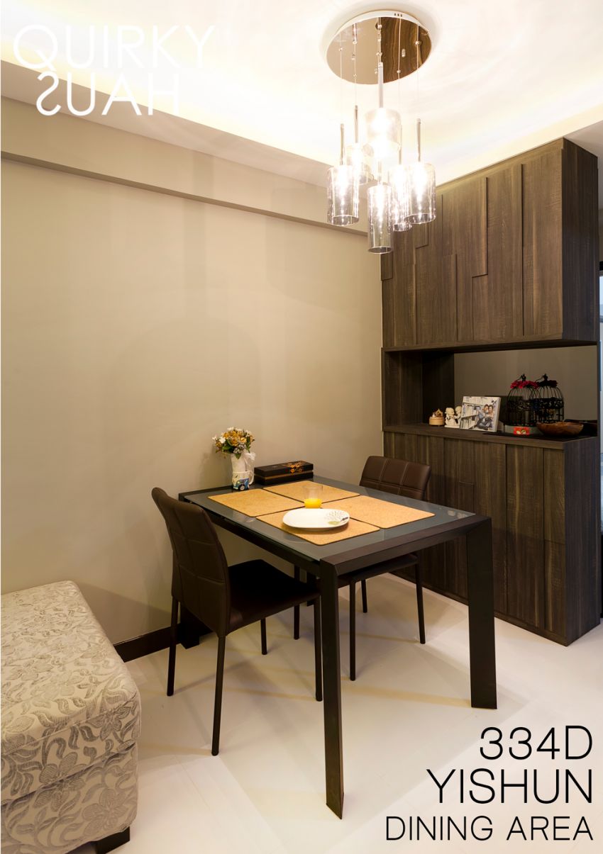 Minimalist, Modern Design - Dining Room - HDB 4 Room - Design by Quirky Haus Pte Ltd