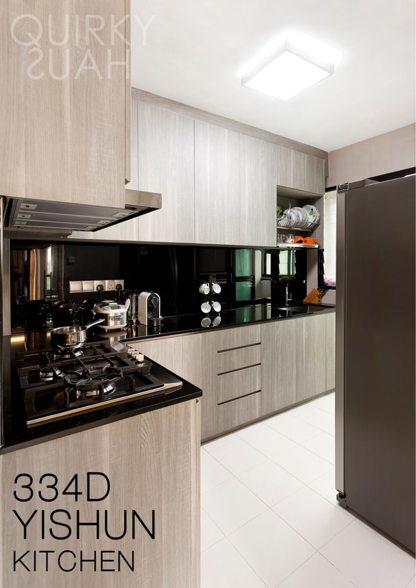 Minimalist, Modern Design - Kitchen - HDB 4 Room - Design by Quirky Haus Pte Ltd