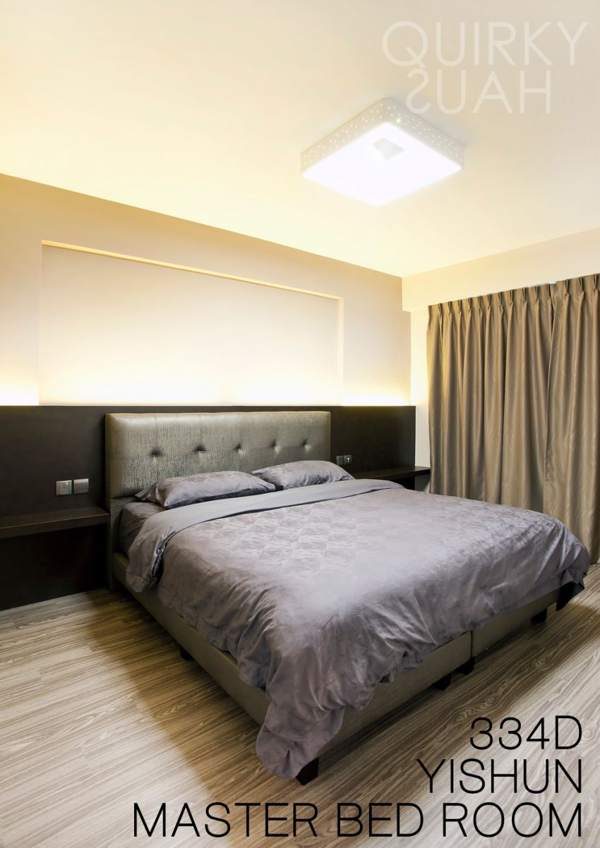 Minimalist, Modern Design - Bedroom - HDB 4 Room - Design by Quirky Haus Pte Ltd