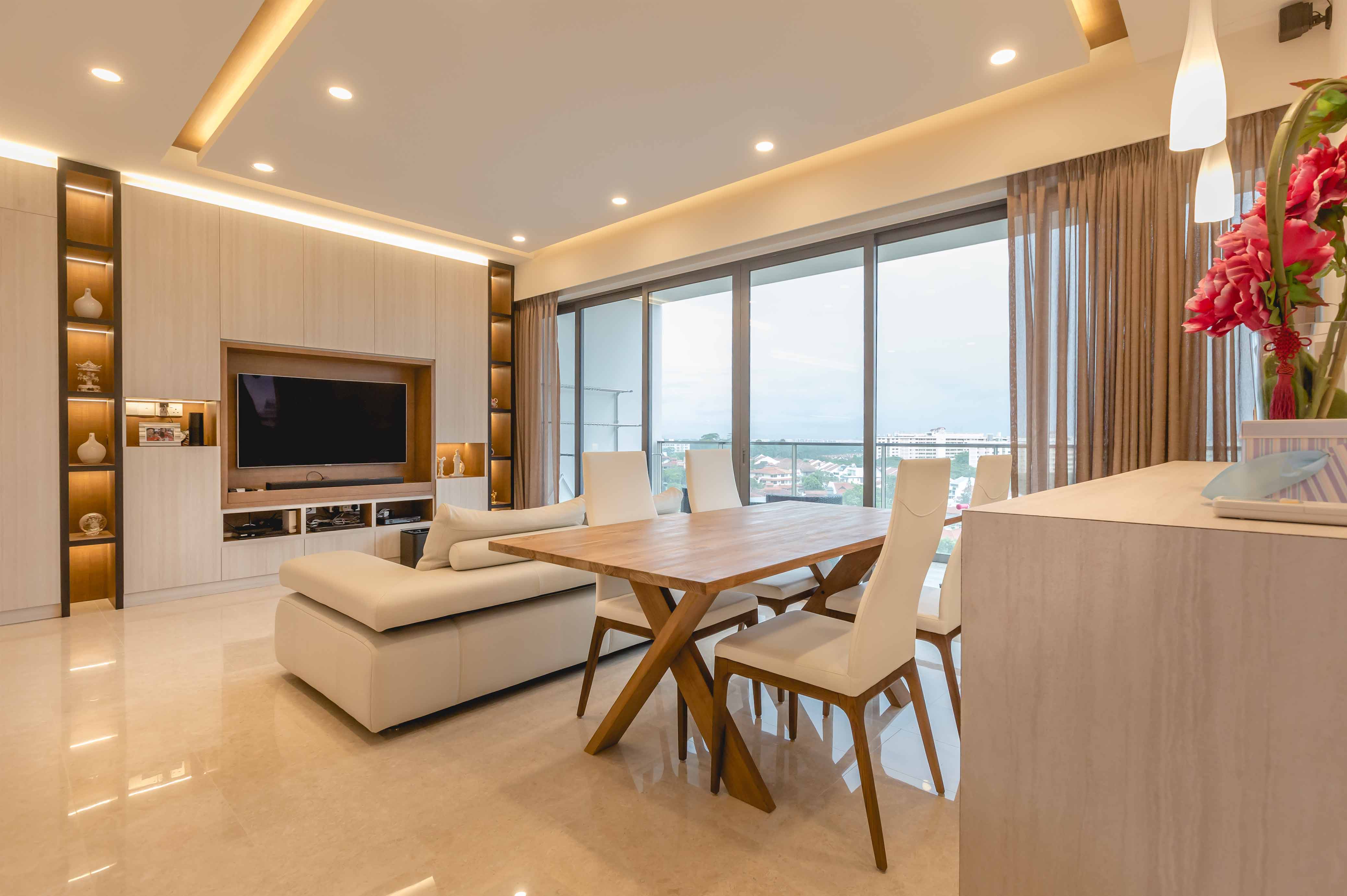 Contemporary, Modern Design - Dining Room - Condominium - Design by Renozone Interior Design House